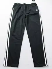 Adidas Girl's Plus Replenishment Warm-Up Tricot Pants JL3 Black Medium NWT