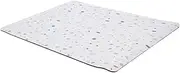 OKUMEYR Refrigerator Mat under Fridge Pad for Carpet Mini Fridge Cover Silicone Mat Drip Trays Washing Machine Drain Pan Marble