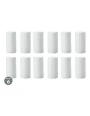 [Maxwell & Williams] White Basics Cylindrical Salt And Pepper Set of 6 in White