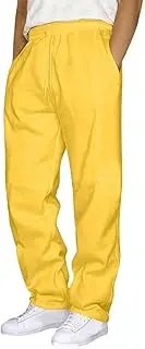 [Generic] Men's Casual Pants Sweatpants Solid Color Running Fitness Pants Pretty Pants