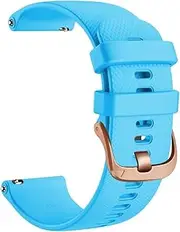 [BKUANE] Replacement 20MM Silicone Strap band For Garmin Venu 2 Puls 2Plus /Vivoactive 3 3t Smart Watch Band Forerunner 245M 645 158