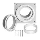 Dryer Vent Wall Plate with Hose(4 Inch 8 Feet),Twist Lock Dryer Vent Connector K