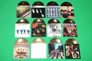 1996 Sports Time The Beatles GOLD RECORD FOIL STAMPED DIE CUT INSERT 12 Card SET