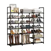 SOGA 19-Shelf Tier Shoe Storage Shelf Space-Saving Caddy Rack Organiser with Handle