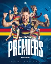 Adelaide crows AFLW Mini premiers afl football team players poster
