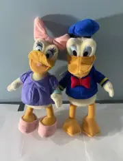 Donald and Daisy Duck Disney Steiff mohair NWT