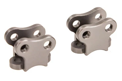HSP Gunmetal Aluminium Link Mount Set