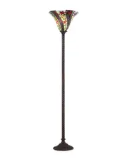 JONATHAN Y Designs Williams Tiffany-Style 71in Torchiere Floor Lamp