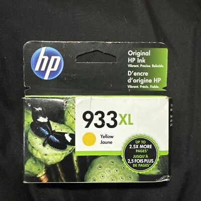 HP Genuine 933XL OEM Yellow Genuine High Capacity Ink Cartridge CN056AN 12/23