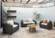 CENDANA 4 Piece Outdoor Lounge Setting