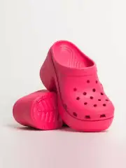 NEW! CROCS SIREN CLOG Women Hyper Pink Chunky Heel Comfort Slip On Platform