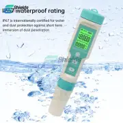 7-in-1 Digital LCD PH/TDS/EC/ORP/TEMP/SG/Salinity Water Quality Tester Meter Pen