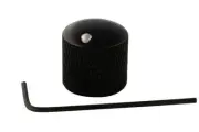 FRAMUS & WARWICK ACCESSORY Potentiometer Dome Knob With Convex Indicator - Black