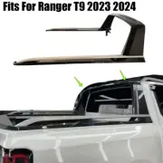 Fits for ford ranger T9 2023 2024 Pickup Chase Rack Bed Bar Roll Bar Black ABS
