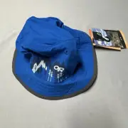 Outdoor Research Kids' Solstice Sun Bucket Hat Blue Sz S 50+ UPF 1Y-3Y