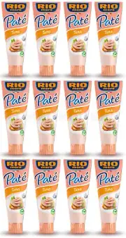 12 RIO MARE Tuna Pate Snacks Spreadable Tubes Made in Italy 100g 3.5oz