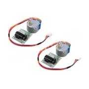 2pcs DC 5V Stepper Motor 28BYJ-48 + ULN2003 Driver Test Module Board for Arduino