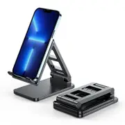 Catzon Fully Foldable Desktop Phone Stand Adjustable Holder-Black