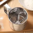 Fine Mesh Baking Flour Sifter Hand-held Powder Sieve Portable Food Strainers