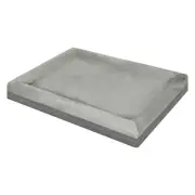 TheNapBed 2M Human Size Pet Bed Dog Calming Washable Memory Foam Orthopedic Grey