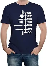 [Reality Glitch] Men's Spaceship Timeline T-Shirt