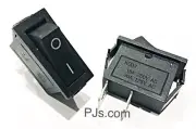 AC15A 250V AC 30A 125V Panel Mount Latching Action Rocker Switch x 1pc