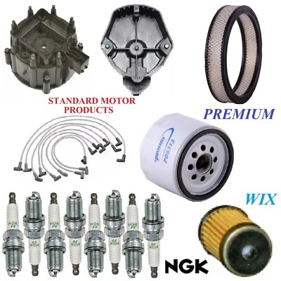 Tune Up Kit Filters Cap Wire Spark Plugs For CHEVROLET CAMARO V8 5.0L 1979