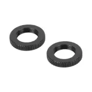 CAMVATE 2xAluminum 5/8" Lock Nuts For 5/8" Cold Hot Shoe Adapter Screw Mic Mount