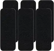 6 Pack Ceiling Fan Filters for Blades, Ceiling Fan Air Purifier Pads with Activated Charcoal Ceiling Fan Air Filter for Common Household Contaminants