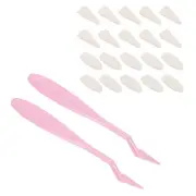 Sketch Trimmer Erase Sponge, 2 Pcs Sketch Wipe Scrapers for Drawing, Pink