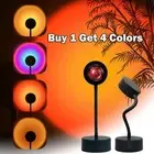 USB Sunset Lamp Projector Mood Light Living Room Bedroom Night Light Room Decor