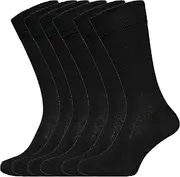 [ZombaFlo] 6 Pairs Diabetic Socks for Women 4-8 | Non Elastic Cotton Rich Soft Top Socks For Women