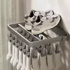 Wall Mounted Sock Hanger Clothes Hanger for Laundry Room