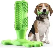 Rubber Dog Toothbrush Toy Pet Supplies French Bulldog Molar Stick Pug Puppy Chew Toy Dog Accessories Kong Dog Toys cleaning expends energy grinding teeth (Color : Green, Size : L)