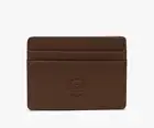 NWT Herschel Supply Company Charlie Vegan Leather Wallet Saddle Brown