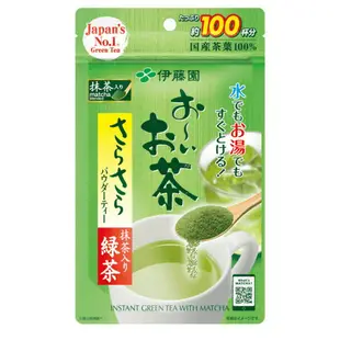 伊藤園 添加抹茶的綠茶粉 80g【3包組】