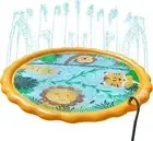 Swimline68 Inch Sprinkler Mat and Splash Play Mini Pool Outdoor Water Toy Safari