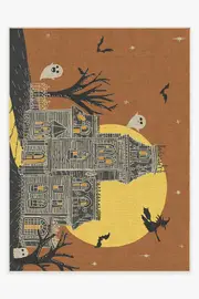 275' x 365' | Machine Washable Runner Rug | Kid & Pet Friendly | Indoor Rug | Fright Night Flatwoven Rug | Ruggable