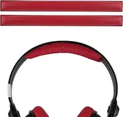 Geekria Headband Pad Compatible with Sennheiser HD 25/25 II/25 Plus/25 Special Edition, Headphones Replacement Band, Repair Part (Red 2Pack)