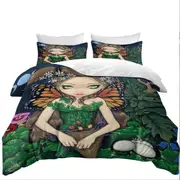 Fantasy Fairy World May Queen Spring and Summer Quilt Cover