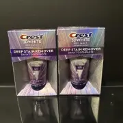 2 Crest 3D White Brilliance Deep Stain Remover Toothpaste, Ultra White Exp 01/26