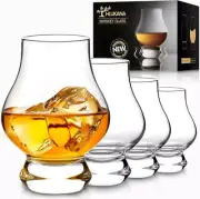 Whiskey Glasses Set of 4, Tequila Glasses, Scotch Glasses, Bourbon Glasses, Tast