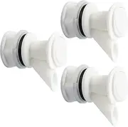Push-Button Spigot Replacement, Compatible with Igloo 2-10 Gallon Water Coolers, Durable Beverage Jugs (3 Pack)