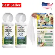 Convenient Travel Wipes for Dogs - Aloe & Oatmeal Cleansing Pet Wipes - 60 Count