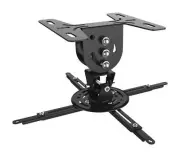 ProMounts Universal Ceiling Drop Down Projector Mount Bracket for Flat or Sloped