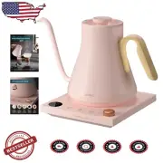 Quick Heating Gooseneck Electric Kettle – 0.9L, BPA-Free with Temp Hold Function