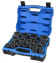 Kincrome K28242 - 18 Pce 3/4" Drive Metric Impact Socket Set