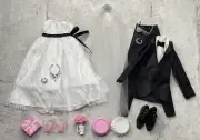 Barbie & Ken, Calf Length Wedding Dress, Tuxedo, Accessories #V53