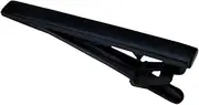 [Generic] Bassin and Brown Mens Plain Bar Tie Clip - Black