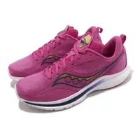 在飛比找PChome24h購物優惠-Saucony 競速跑鞋 Kinvara 13 桃紅 金 男